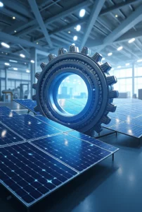 pictorial description of bifacial solar panels