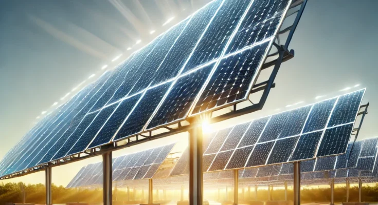 pictorial description of Bifacial Solar Panels