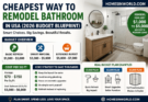 Cheapest Way to Remodel Bathroom in USA (2026 Budget Plan)